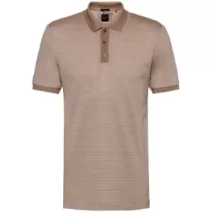 Image of BOSS Peterson Polo Shirt - Beige