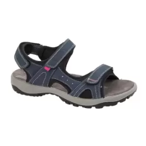Image of IMAC Womens/Ladies Nubuck Sandals (5 UK) (Navy Blue)