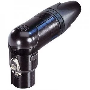 Image of Neutrik NC3FRX-BAG XLR connector Socket, right angle Number of pins: 3 Black