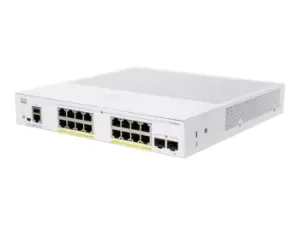 Image of CBS250-16P-2G-EU - Managed - L2/L3 - Gigabit Ethernet (10/100/1000) - Rack mounting
