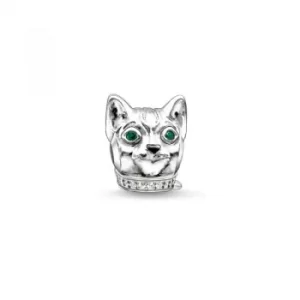 Image of Ladies Thomas Sabo Sterling Silver Karma Beads Cat Bead