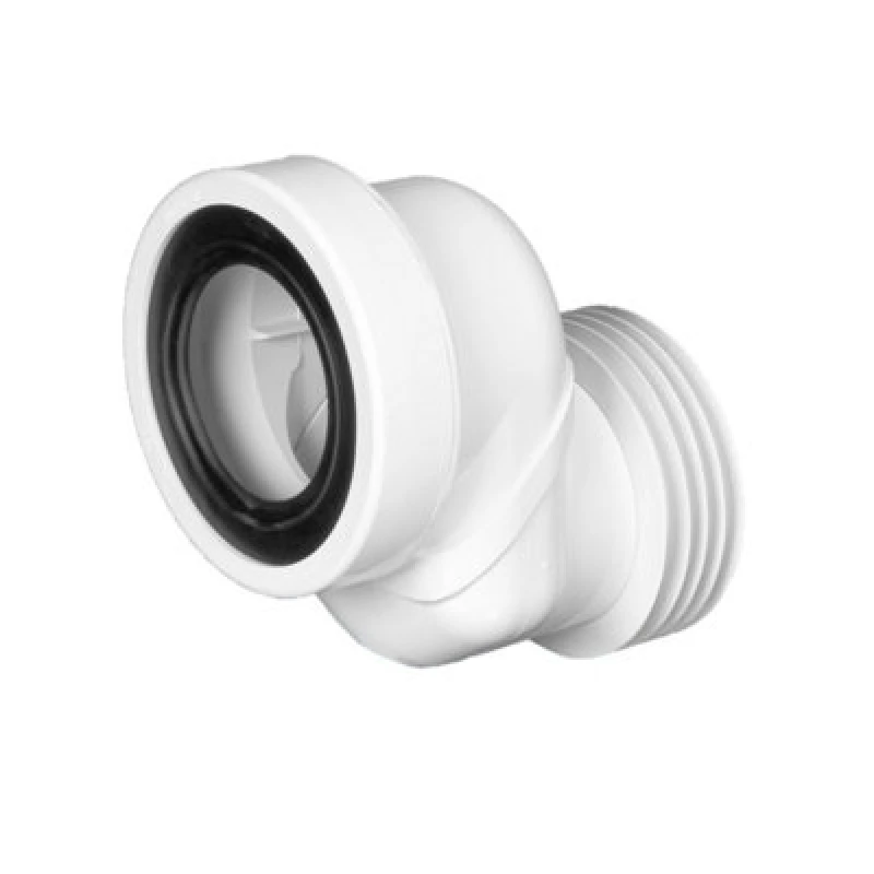 Image of Mcalpine Wclo-6, 6Cm Offset Wc Connector In Durable Abs Plastic For Easy Installation