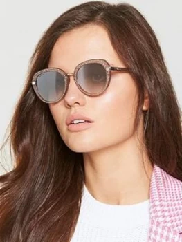 Image of Jimmy Choo Mori Sunglasses Nude Nude Women