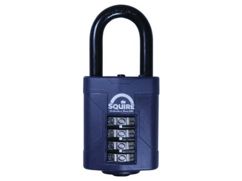 Image of Squire Squire - CP5015BX CP50/1.5 Combination Padlock 4-Wheel 50mm Long Shackle 38mm CP5015BX