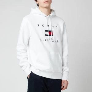 Image of Tommy Hilfiger Mens Flag Hoody - White - L