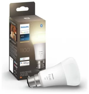Image of Philips Hue B22 White Smart Bulb With Bluetooth
