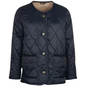 Image of Barbour Womens Roslin Quilted Jacket Dk Navy/Navy 10