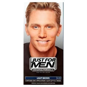 Image of Just For Men Shampoo-In Haircolour Natural Light Brown H-25