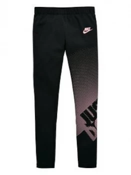 Image of Nike OLDER GIRLS NSW LEggING GX1 Black Size M10 12 Years Women