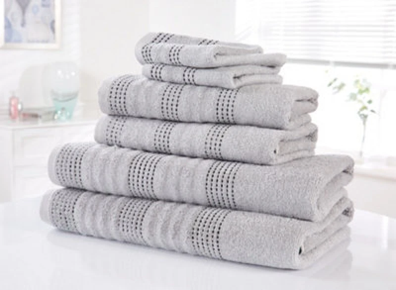 Image of Rapport Home Spa Pure Cotton Face Towel Silver