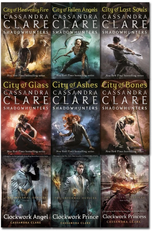 Image of Cassandra Clare The Mortal Instruments And The Infernal Devices Complete 9 Book Collection Cassandra Clare Books