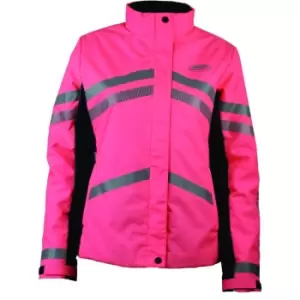 Image of Weatherbeeta Childrens/Kids Reflective Waterproof Jacket (S) (Hi Vis Pink)