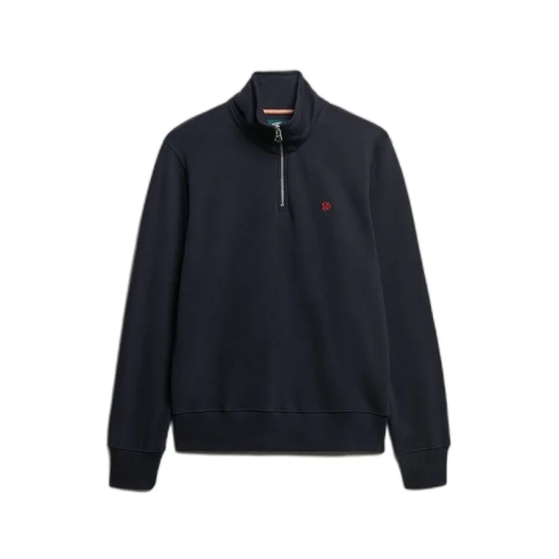 Image of Superdry Polo neck jumper Superdry Preppy Bleu Male XL
