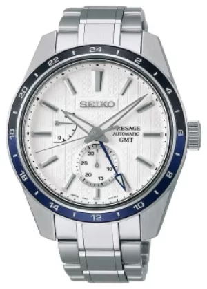 Image of Seiko SPB269J1 Presage Sharp Edged GMT x Zero Halliburton Watch