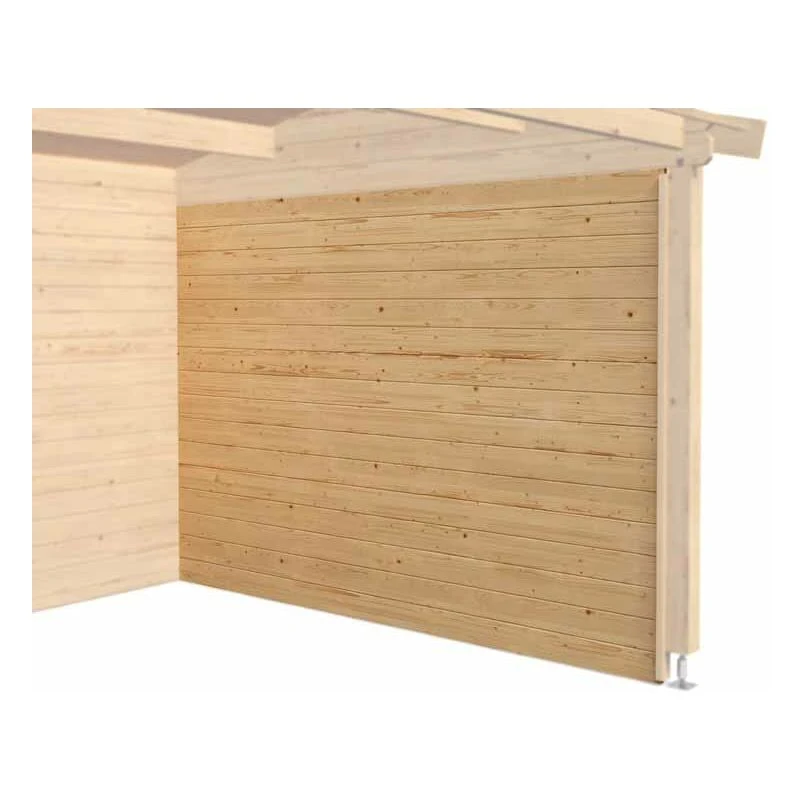 Image of Lasita Maja Ltd Sidewall BH 295-Log Cabin, Wooden Garden Room, Home Office in Light Brown Light Brown Unisex