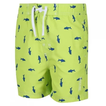 Image of Regatta Skander II Swimming Shorts - EltricLmeShr