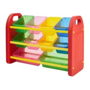 Image of Liberty House Toys Kids 10 Bin Toy Organiser Unit