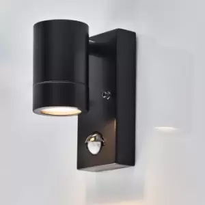 Image of Vogue Lighting Alonzo Outdoor PIR Wall Light Black