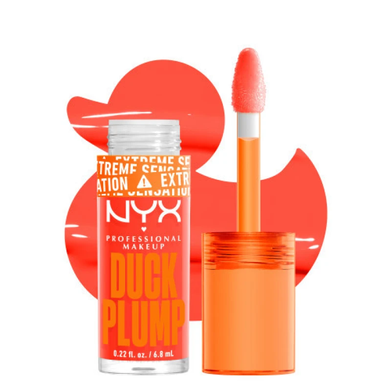 Image of NYX Professional Makeup Duck Plump High Pigment Plumping Lip Gloss 13 Peach Out