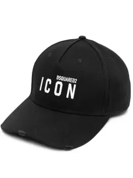 Image of DSQUARED2 Small Icon Print Cap Black