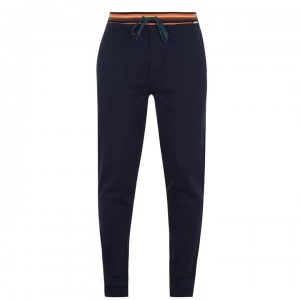 Image of Paul Smith Underwear Stripe Jersey Jogging Pants - Navy 47