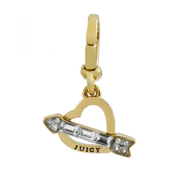 Image of Ladies Juicy Couture PVD Gold plated Little Luxuries Heart & Arrow Charm