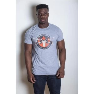 Image of Star Wars - Resistance Distress Mens Medium T-Shirt - Grey