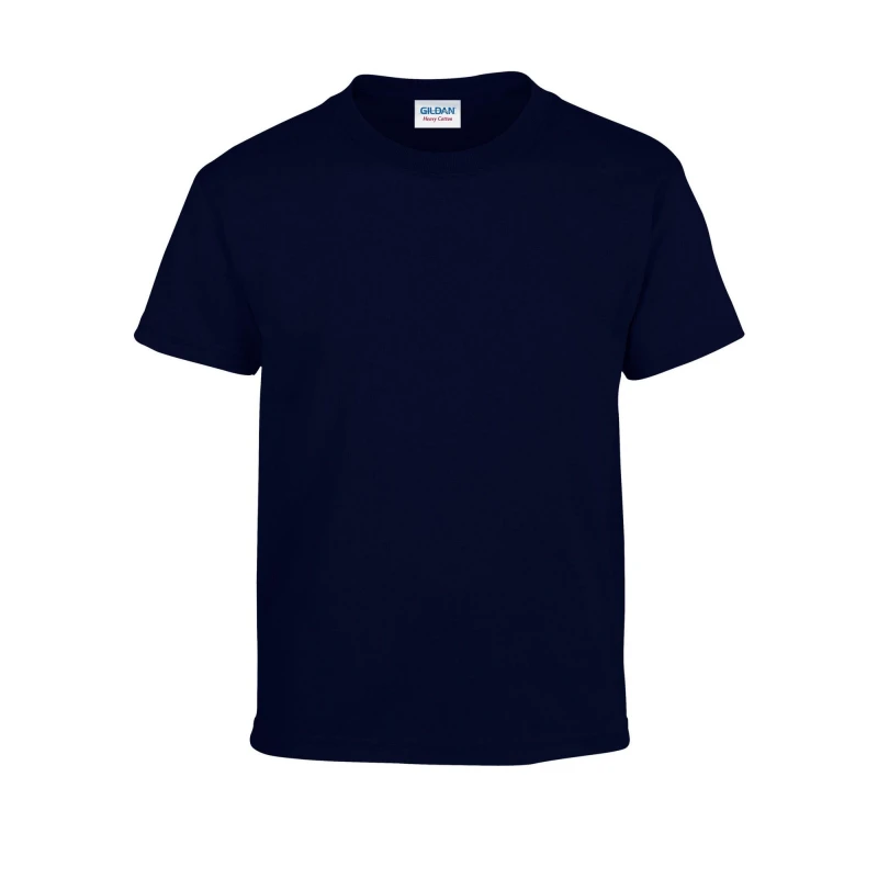 Image of Gildan Plain Lightweight T-Shirt in Navy Size: 5-6 Years Navy Unisex 5-6 Years