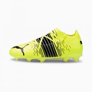 Image of PUMA Future Z 2.1 FG/AG Youth Football Boots, Yellow Alert/Black/White Size 5 Shoes
