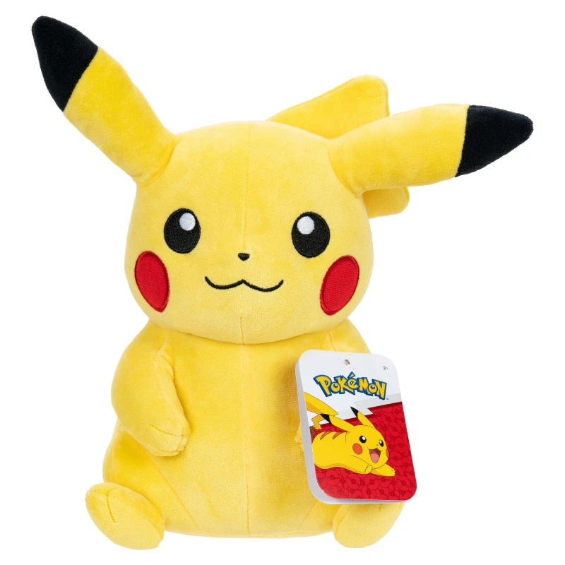 Image of Pokemon Pikachu Plush - 12-Inch Soft Plush with Authentic Details - Multi Multi One Size