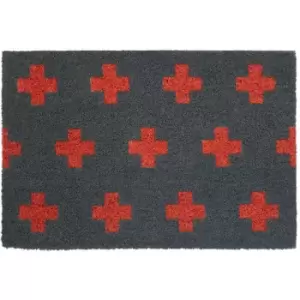 Image of Premier Housewares Neon Crosses Doormat