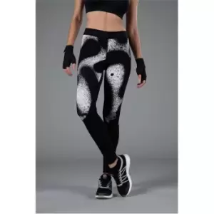 Image of Hydrogen Spray Leggings Womens - Black