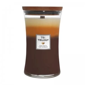 Image of WoodWick Trilogy Cafe Sweets Large Jar Candle 609.5g