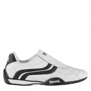 Image of Lonsdale Camden Slip Mens Trainers - White/Navy
