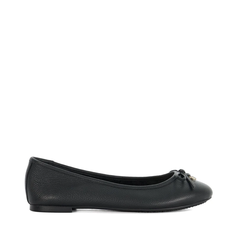 Image of Dune London Womens Harpington Slip-On Mules Black Leather female 3 (36)