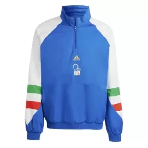 Image of adidas Italy Icon Retro Jacket Mens - Blue