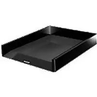Image of Leitz Letter Tray 53610095 Black Pack of 4