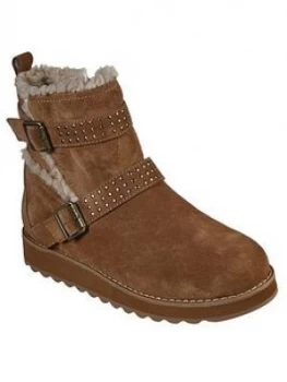 Image of Skechers Keepsakes 2.0 Biker Calf Boot - Chestnut