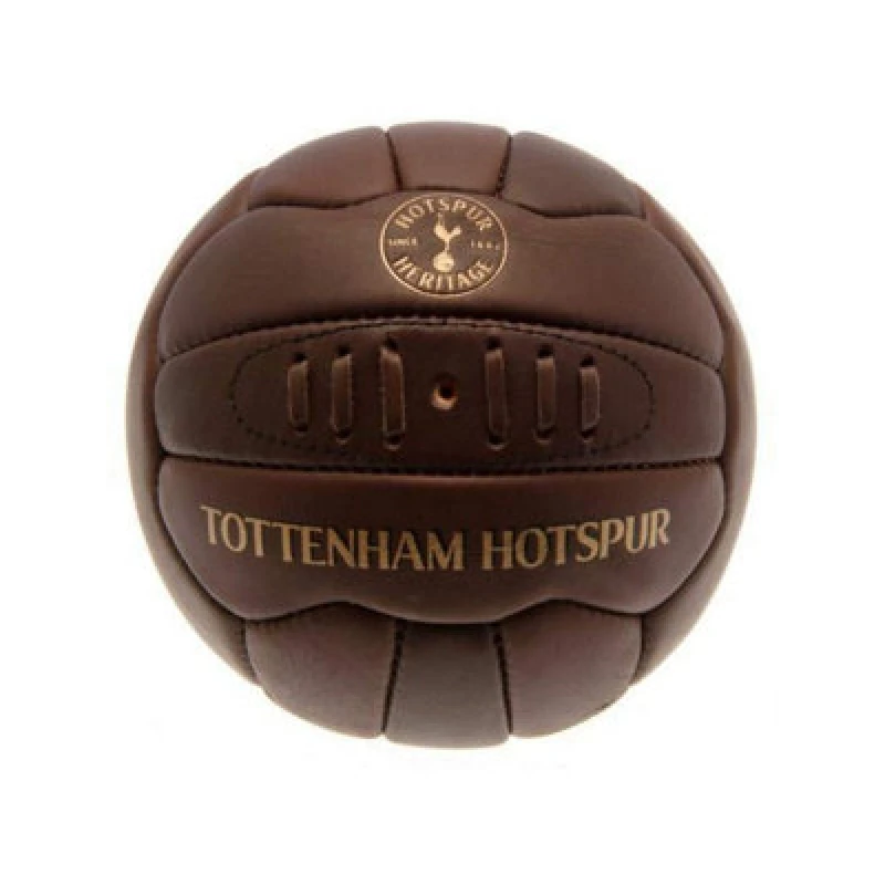 Image of Tottenham Hotspur Fc Leather Retro Football Brown (5)