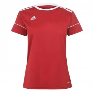 Image of adidas Womens Football Squadra Jersey - Red