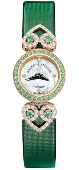Image of Backes & Strauss Watch Miss Victoria Emerald Green