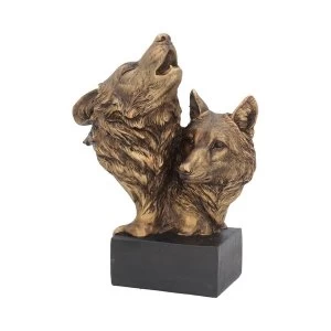 Image of Song of the Wild Howling Wolf Bust