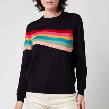 Image of Paul Smith Womens Knitted Jumper - Black - L