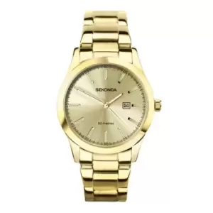 Image of Sekonda 40428 Gold Tone Bracelet Watch - W32332