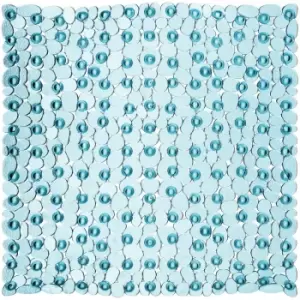 Image of Blue Square Bath Mat - Premier Housewares