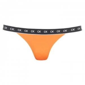 Image of Calvin Klein Mono Brazilian Bikini Bottoms - SCA