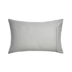 Image of Ted Baker 250 Thread Count Plain Dye Standard Pillowcase, Silver