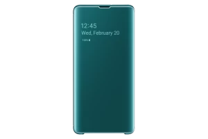 Image of Samsung Green Galaxy S10+ Clear View Cover