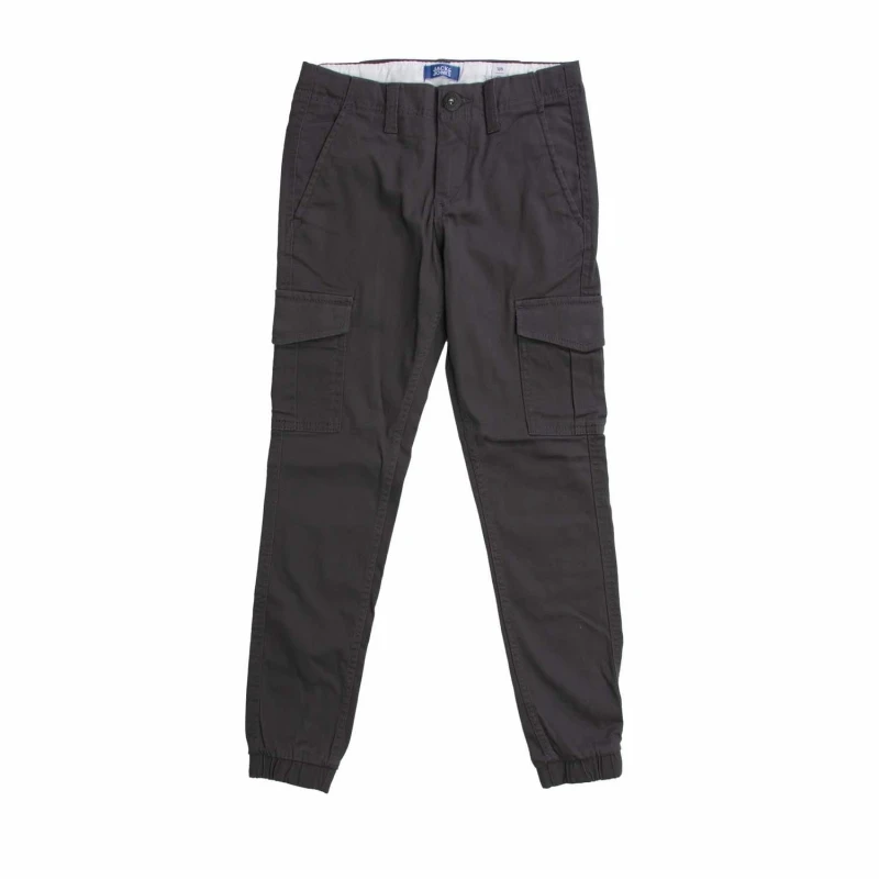 Image of Jack and Jones Marco Dean Cargo Pant - Grey Grey 7 - 8 Years