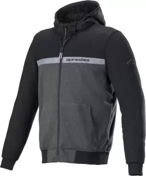 Image of Alpinestars Chrome Street Motorcycle Textile Jacket, black-grey Size M black-grey, Size M